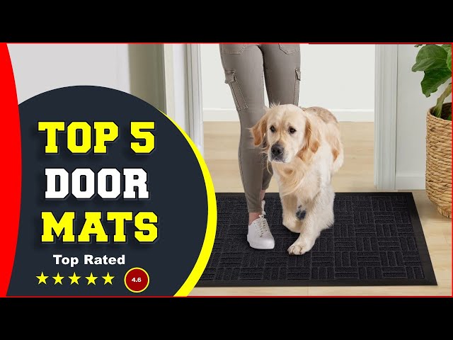 SB Dog Door Mat Pet Rugs for Entryway To Clean Dogs Muddy Feet