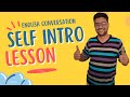 English conversational lesson about self introduction  beginers level 