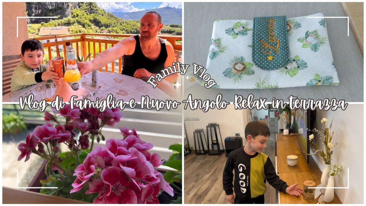 Vlog Di Famiglia 🧑‍👩🏻‍🧒🏻 Cambiamenti in Terrazza Nuovo Angolo Relax 🛋️