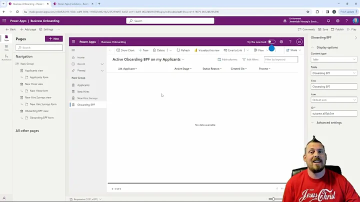 Power Apps Tutorial (Model driven app with business process flow Ep. 11)