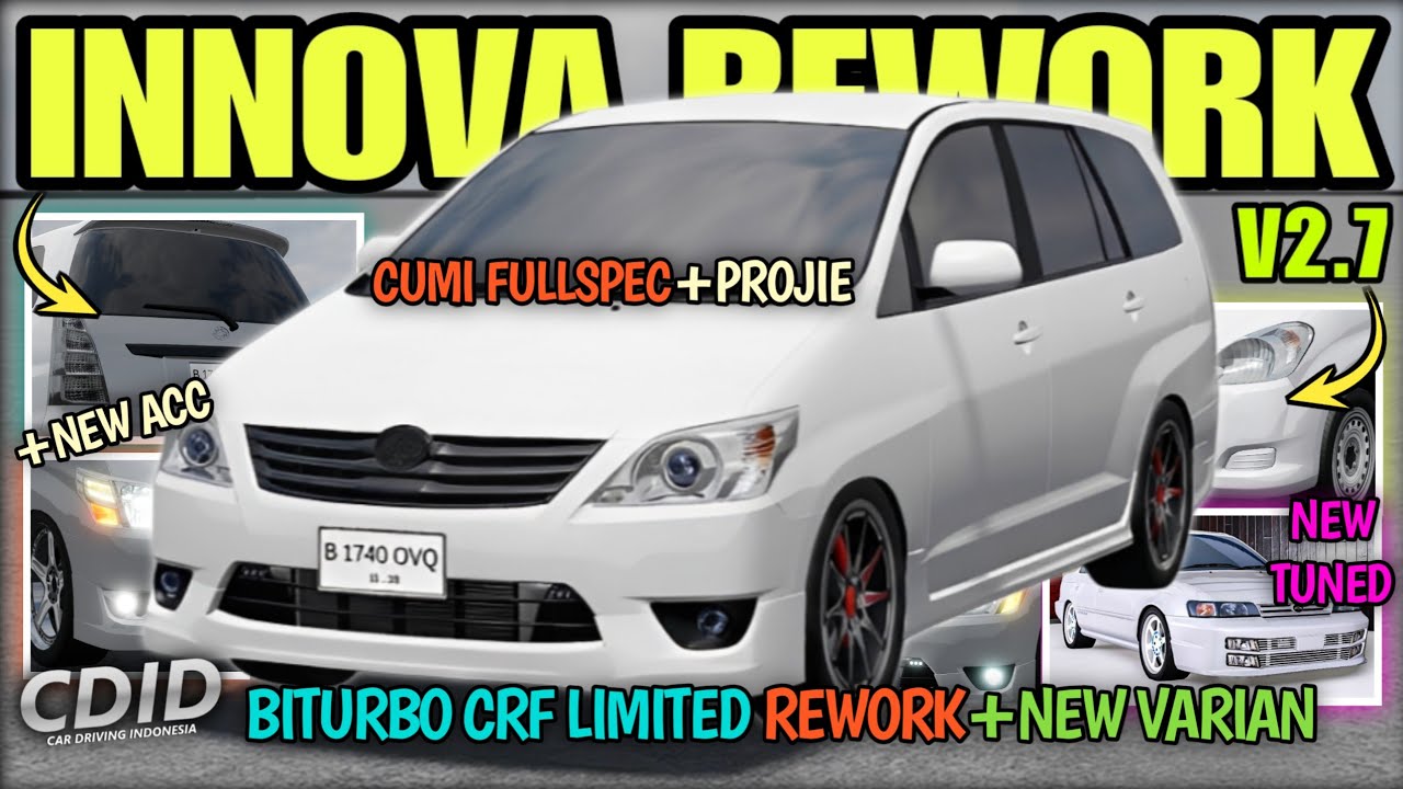 INFO DETAIL LIMITED INNOVA BITURBO REWORK, TUNED BARU OTW WEEKLY ...
