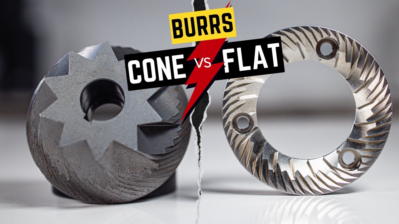 Conical burrs vs. flat burrs