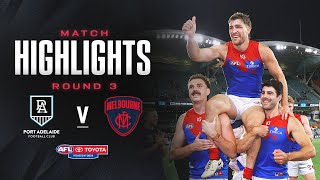 Port Adelaide v Melbourne Highlights | Round 3, 2024 | AFL