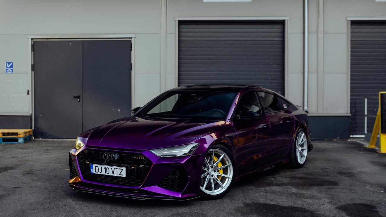 AUDI A7 C8 55 TFSI POPS & BANGS - YouTube