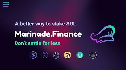 You are staking your Solana wrong. Marinade Finance can help!
