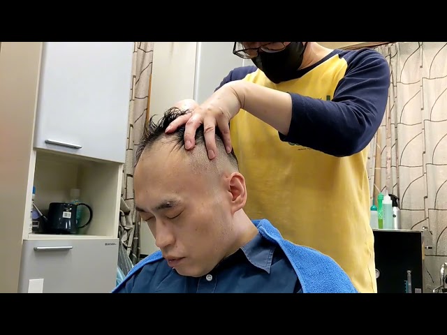 床屋の洗髪と肩もみです Shampoo＆Massage ASMR №