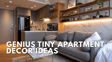 Genius Tiny Apartment Decor Ideas to Make Your Small Space Look Bigger, Brighter, and Stylish