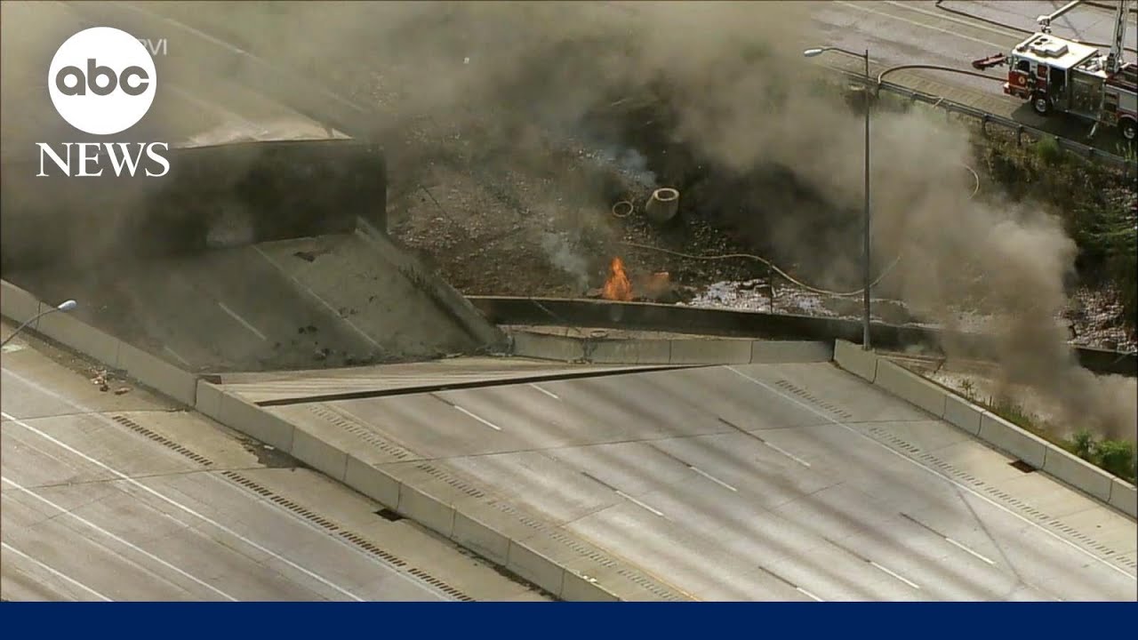 Vehicle fire causes I-95 collapse in northeast Philadelphia l WNT