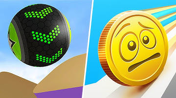 ▶️ Going Balls 🆚 Coin Rush | All Levels Game Mobile Walkthrough Pro Update iOS,Android Gameplay A03Q