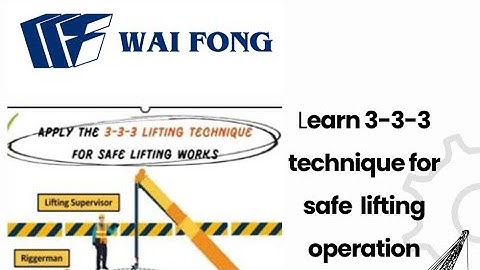 3-3-3 & 303030 Safe lifting technique