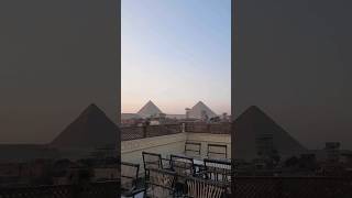 غروب_الشمس على ارض الاجداد الاهرامات مصر القاهرة سفر سياحة pyramids sunset egypt travel