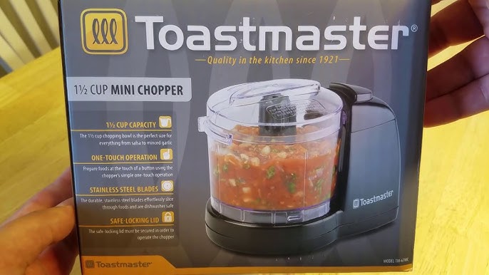 Toastmaster 3 Cup Mini Chopper, Black