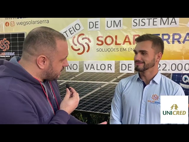 Possibilidade de novos recordes de público anima expositores, conheça um deles Solar Serra