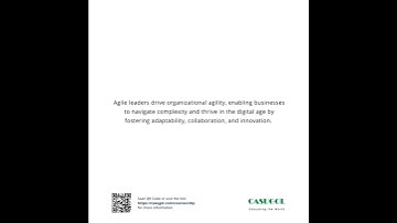 Agile Leadership in Digital Transformation | CDTP | CASUGOL Method™