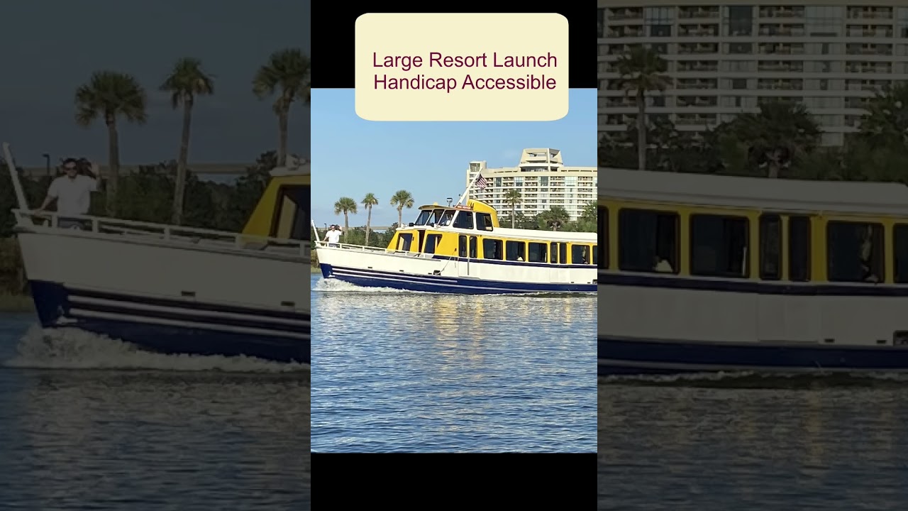 Disney World Boat Transportation and Launches.  