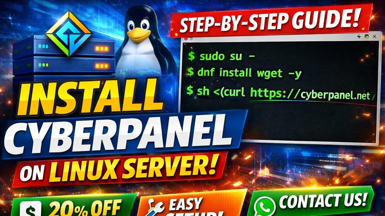 How to Install CyberPanel on Linux Server | Step-by-Step Guide - YouTube