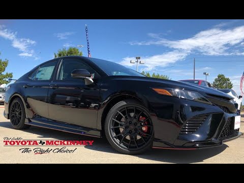 2020 TOYOTA Camry TRD in Midnight Black | inside outside walk around at