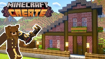 I built the PERFECT Create mod starter house
