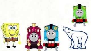 Spongebob Lady Thomas Nelvana Percy Silly