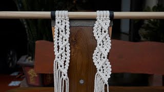 How to Macrame | DIY Macrame | 4 Cords Pattern Ideas | Design & Tutorial by LIT Decor | Part 10