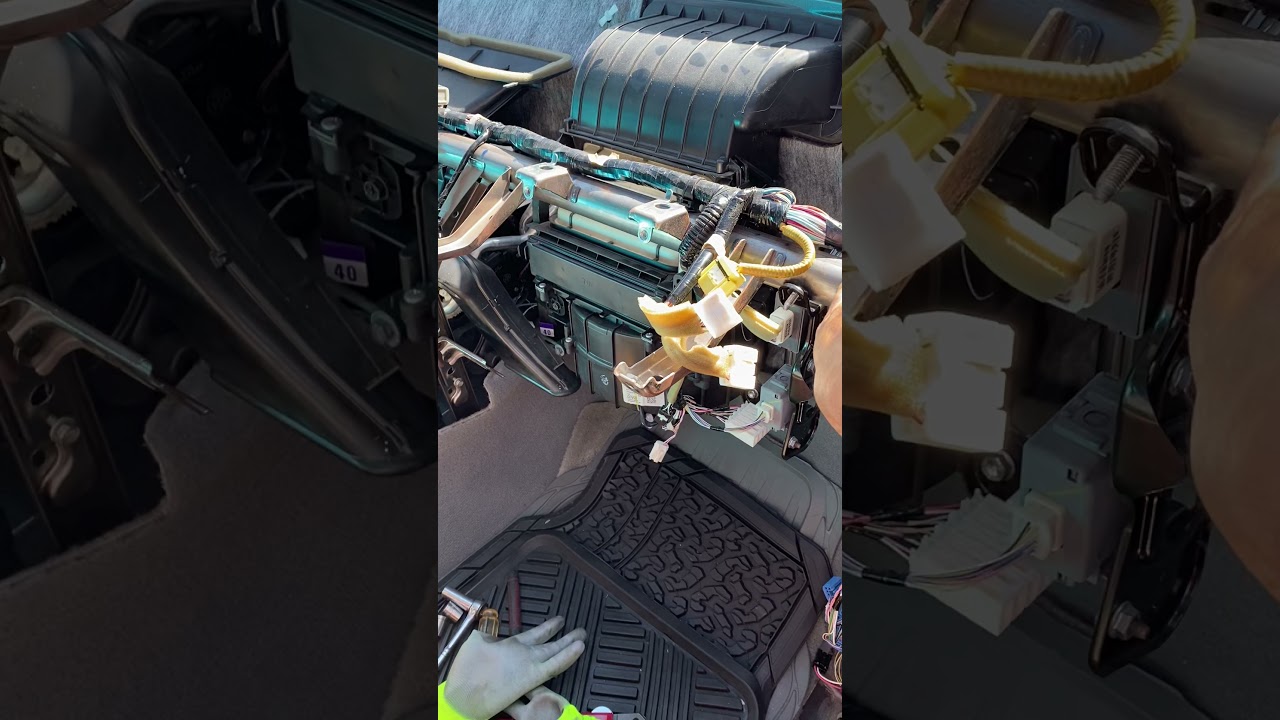 2008 Toyota Tundra 4.0 evaporator replacement part 1. YouTube