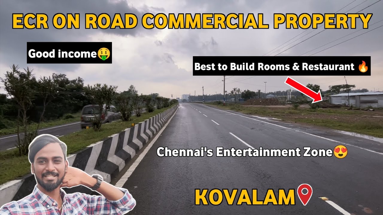 Land for sale in ECR Kovalam Near Muttukadu Boat House🔥ECR On Road