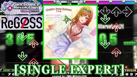 【DDR GP(WORLD)】 カジノファイヤーことみちゃん / covered by 一条莉々華(ReGLOSS) [SINGLE EXPERT] 譜面確認+Clap