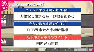 【4月11日の株式市場】株価見通しは？  福永博之氏が解説