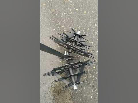 Культиватор Еж для садовой техники - YouTube