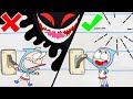 LIGHT FRIGHT! | Boy &amp; Dragon | Cartoons For Kids | WildBrain Toons