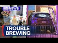Alleged thief rams car through Melbourne bar | 9 News Australia