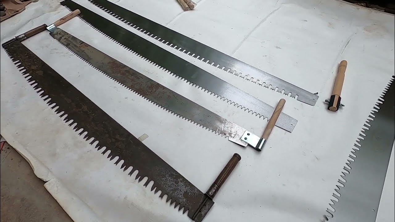 Showing off our new product line of Lynx Crosscut saws, with a short