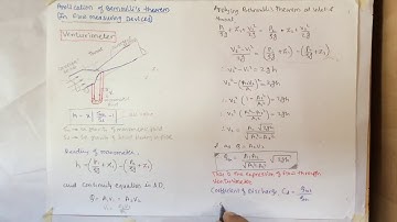 FD Flow through venturimeter