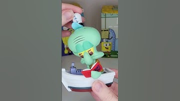 Squidward Cashier Youtooz Fig 📖💵| Link to full video in description #spongebob #unboxing #ASMR