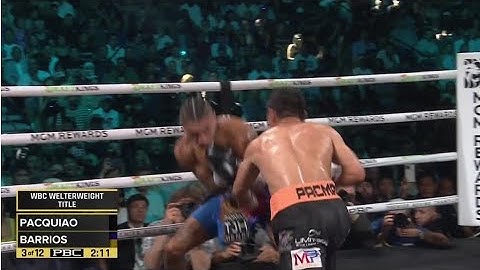 MANNY PACQUIAO VS MARIO BARRIOS FIGHT HIGHLIGHTS! PACMAN IS BACK!