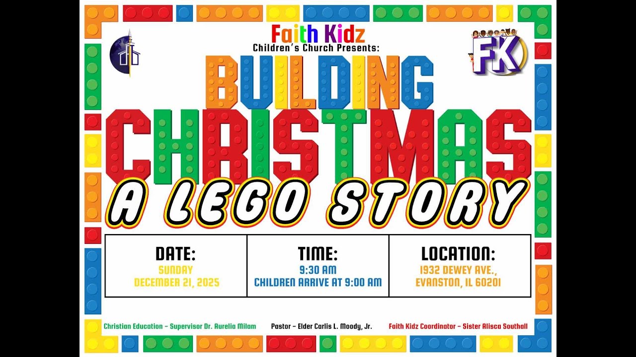 Building Christmas A Lego Story Faith Kidz Children’s Church 12.21.25