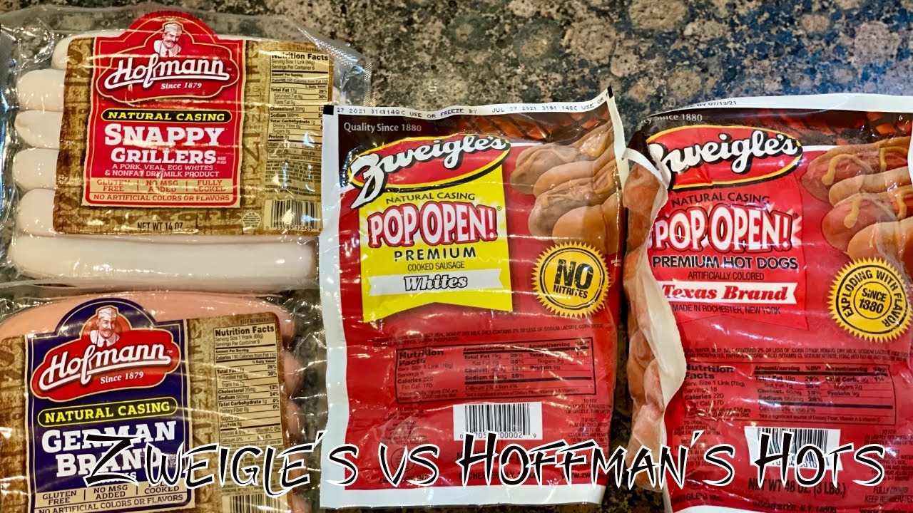 Battle Of The New York Hot'S! Zweigle'S Vs Hoffman'S Red  White Hot Dogs