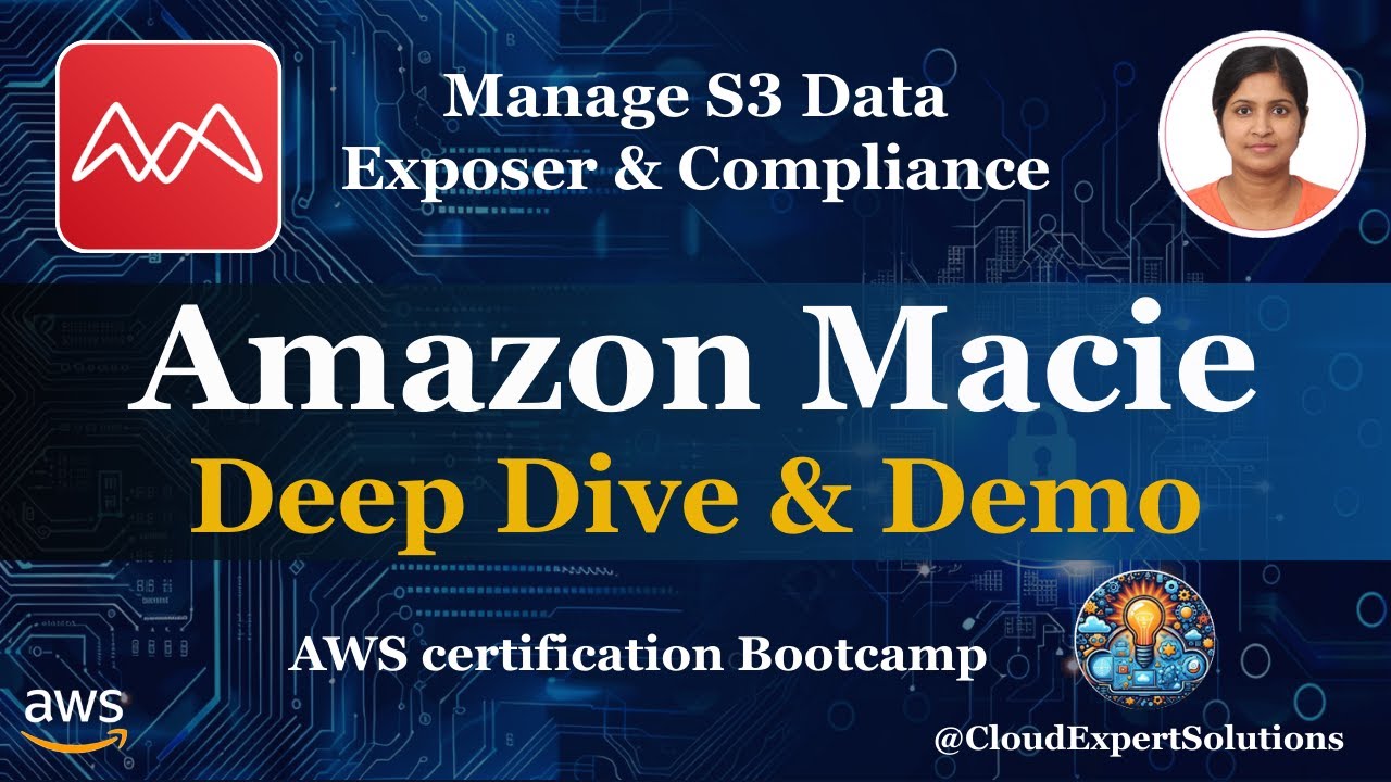 What is Amazon Macie? AWS Certification Deep Dive & Demo 2025 | SAA-C03 ...
