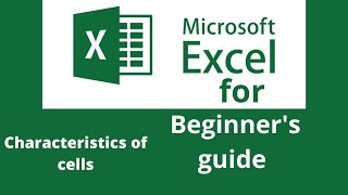Ms excel for beginners in Malayalam | Characteristics of cell | screenshot 4
