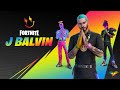 *FORTNITE* Using the NEW J BALVIN SKIN!