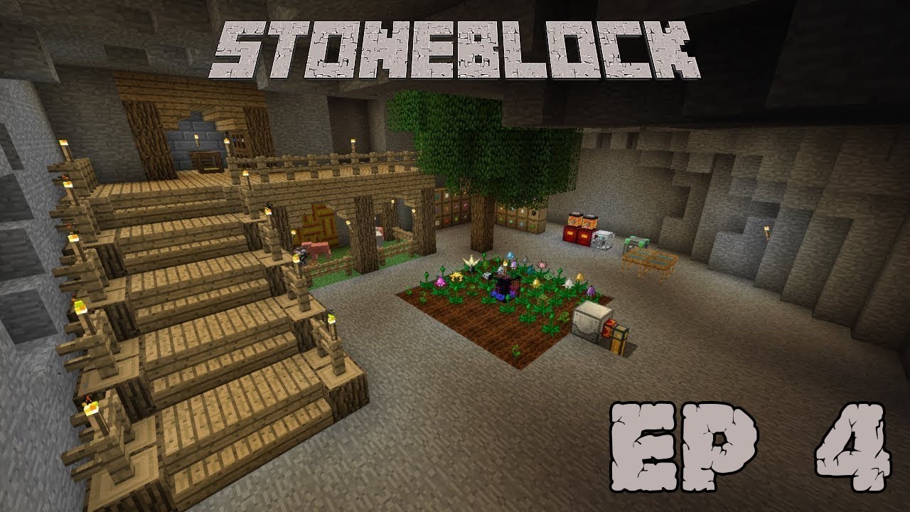 [Modded Minecraft] StoneBlock | Auto Mob Farm | Episode 4 - YouTube