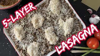 5-Layer Lasagna Recipe | Creamy & Cheesy Homemade Lasagna Better Than Any Restaurant Version