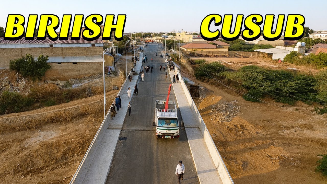 BIRIISH CUSUB OO HARGEISA LAGA DHISAY / NEW BRIDGE IN HARGEISA