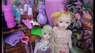 Zemo ka beauty parlor/zemo Doll Vlogs part 21/Rania ki Kahani/barbie all day routine/mini barbie