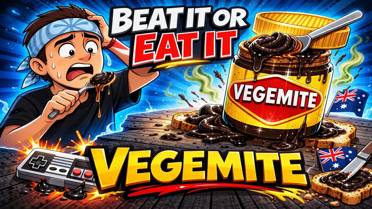 Beat It or Eat It!: Retro Gaming Challenge 🍯 Jar of Vegemite Punishment | Whatever Wednesday - Part2