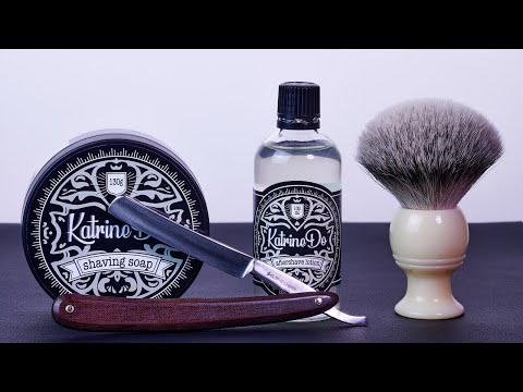 видео: KatrineDo лосьон и мыло для бритья WHITE. Труд Вача 1946г. СССР бритьё homelike