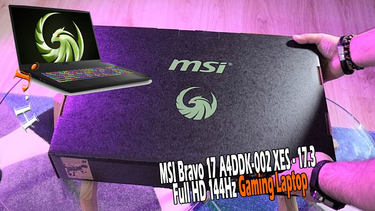 MSI Bravo 17 A4DDK Gaming Laptop AMD Ryzen 7 4800H, 16GB RAM, 1TB 