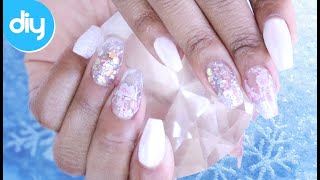 💎EASY Winter Nail Art Tutorial 💅🏼 Nail Foil, Chrome Powder & Gel Inlays by Pretty Boss OFFICIAL 2,722 views 3 years ago 15 minutes