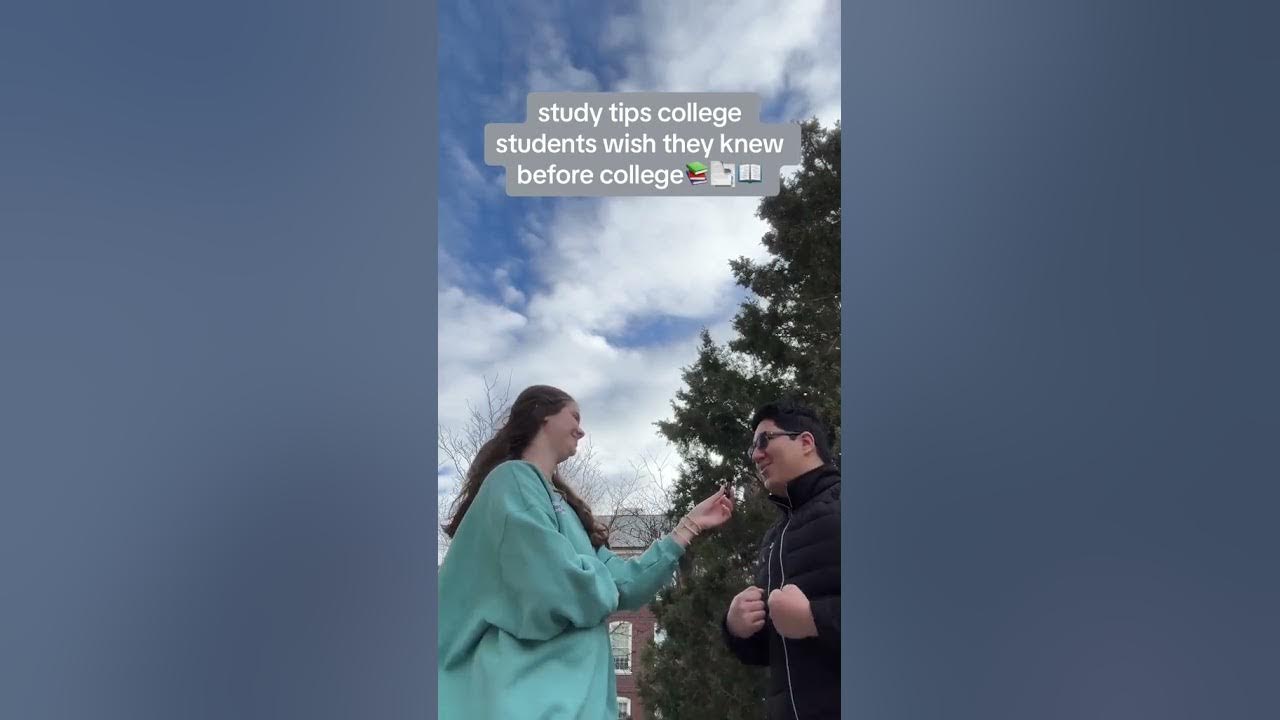 asking students what study tips they wish they knew sooner YouTube(04)