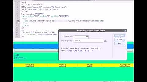 Creating a basic website with dreamweaver part 4